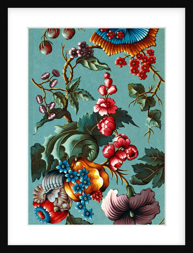 Design for a woven silk by Anna Maria Garthwaite