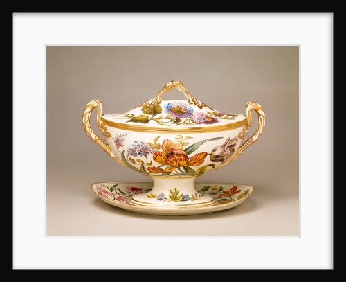 Tureen with cover and stand by William Pegg & William Billingsley