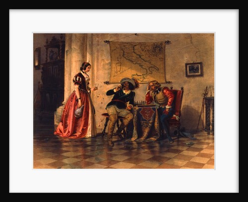 The Chess Players by Carl Friedrich Heinrich Werner