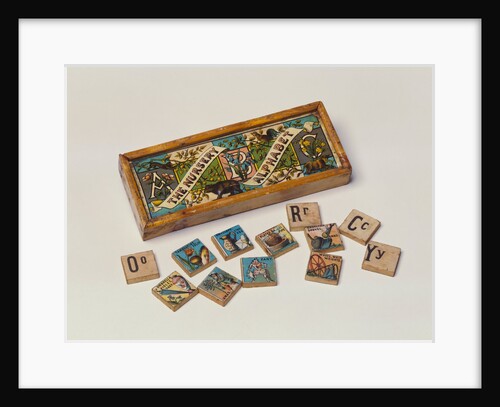 The Nursery Alphabet Game. Germany, 1875 by Unknown