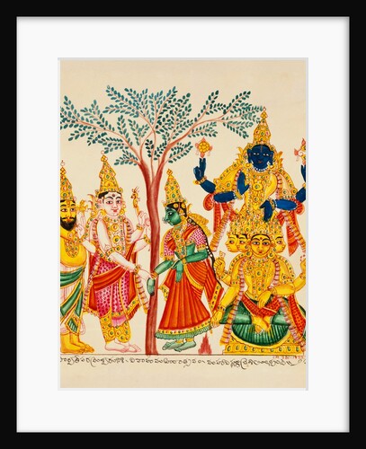 The marriage of Shiva and Parvati by Unknown