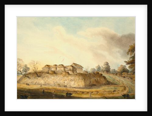 The Raja's House at Surguj by Unknown