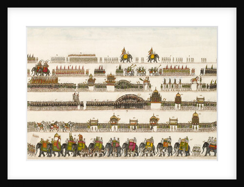 The Muharram Procession at Faizabad in 1772 by Unknown