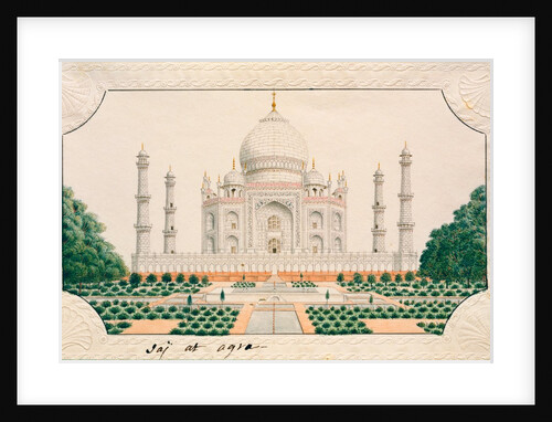The Garden side of the Taj Mahal by Unknown