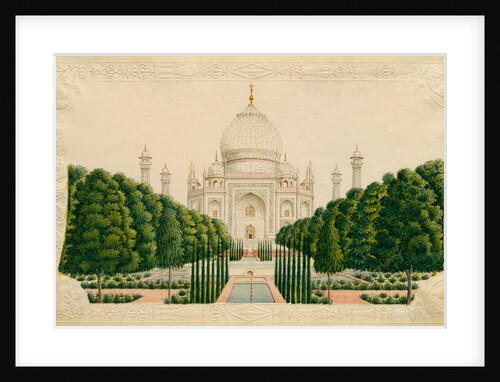 The Garden side of the Taj Mahal by Unknown
