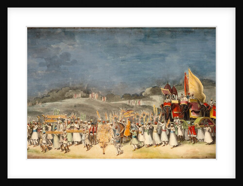 Muslim Wedding procession by night by Unknown