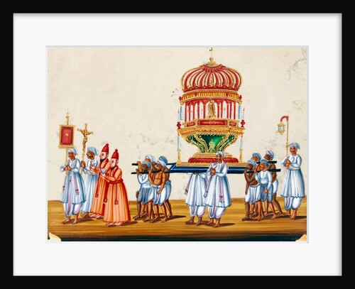 Roman Catholic Procession at Pondicherry by Unknown