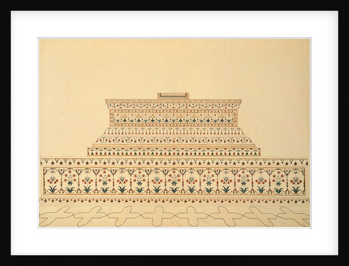 Cenotaph of Shah Jahan in the Taj Mahal by Unknown
