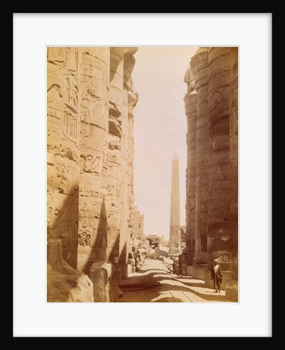 Temples at Karnak by Felice Beato