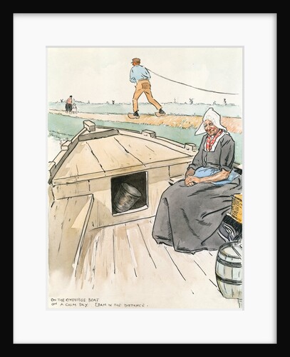 The Omnibus Boat on a Calm Day by Phil May