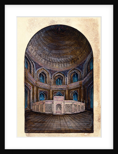 Interior of the Taj Mahal by Unknown