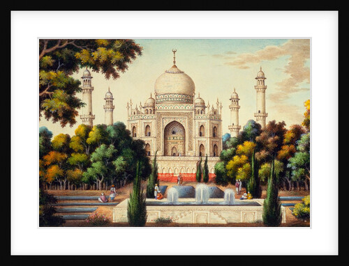 The Taj Mahal. Calcutta, India, mid-19th century by Unknown
