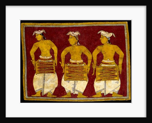 Three drummers. Sri Lanka, 18th century by Unknown