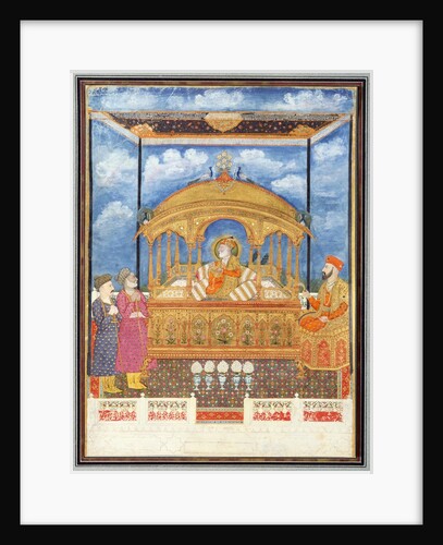 Shah Alah II enthroned with his son. Delhi, India, early 19th century by Unknown