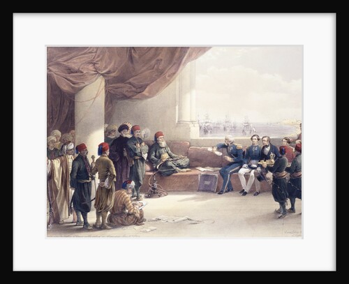 Ali Pasha with Colonel Patrick Campbell and French Engineers by Anonymous