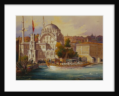 View of the Sultan's Barge by Aloysius Rosarius Amadeus Raymondus Andreas Brueghel