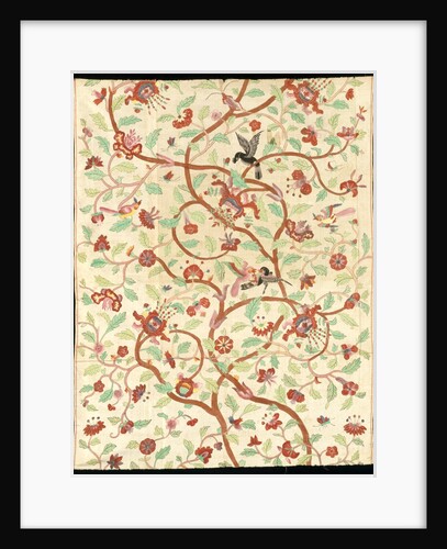 Floral textile, designed for the export market by Anonymous