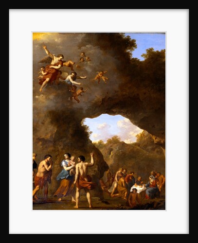 The Angels Guiding the Shepherds to the Nativity by Cornelis Van Polenburgh