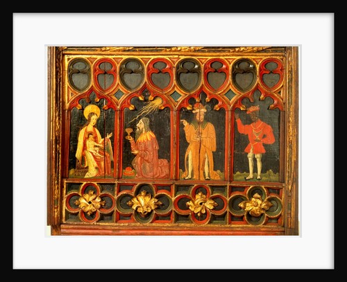 The Adoration of The Magi, roodscreen panel. England, 16th century by Unknown