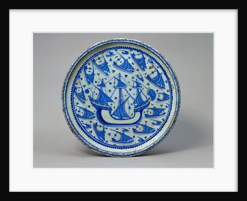 Dish. Iznik, Turkey, 1535-45 by Unknown