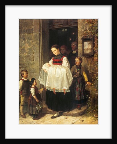 The Return from the Christening by Hubert Salentin