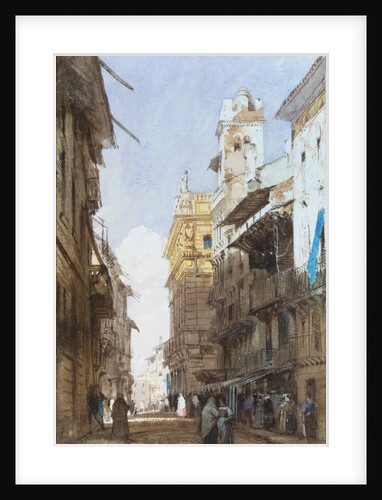 A Street in Verona by Richard Parkes Bonington