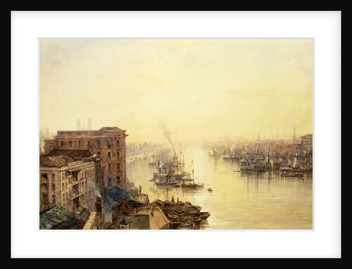 The Pool from the Adelaide Hotel, London Bridge by William Wyld
