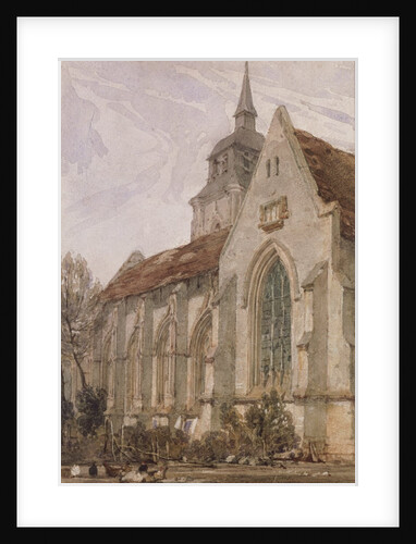 Church of St.Gilles, Abbeville by Richard Parkes Bonington