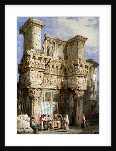 Forum of Nerva, Rome by Samuel Prout