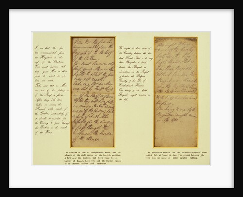 Duke of Wellington's Waterloo Dispatch by Unknown
