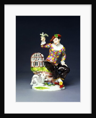 Harlequin with birdcage by Johann Joachim Kändler