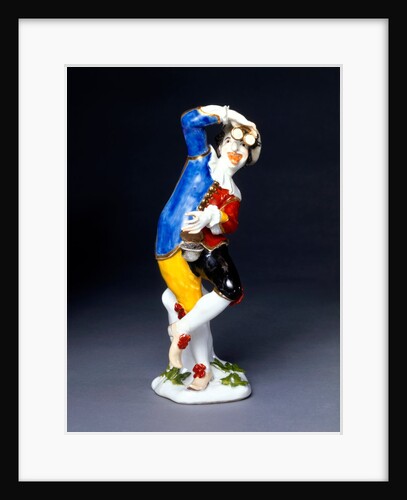 Harlequin with snuff box by Johann Joachim Kändler