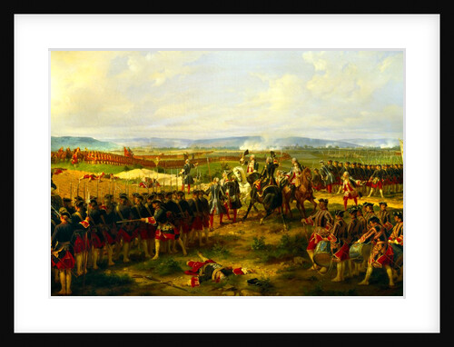 The Battle of Fontenoy of 1745 by Félix Henri Emmanuel Philippoteaux