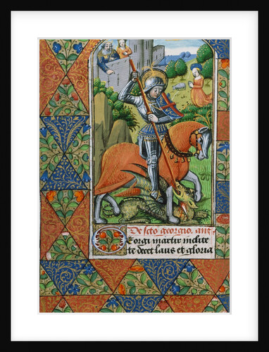 Suffrage to St. George. Rouen, France, late 15th century. by Unknown