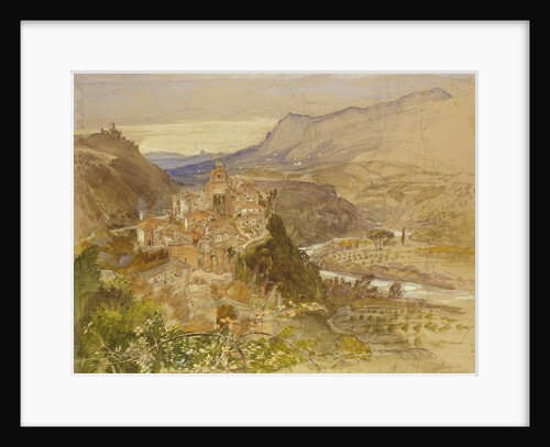 Papigno on the River Nar in Umbria by Samuel Palmer
