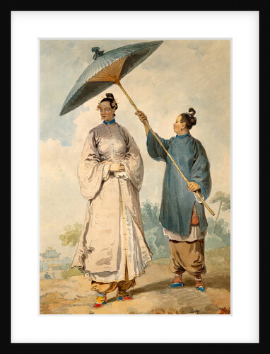 Chinese Lady With Attendant by William Alexander