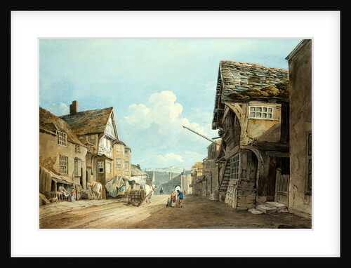 Looking down the High Street, Conway by John Varley