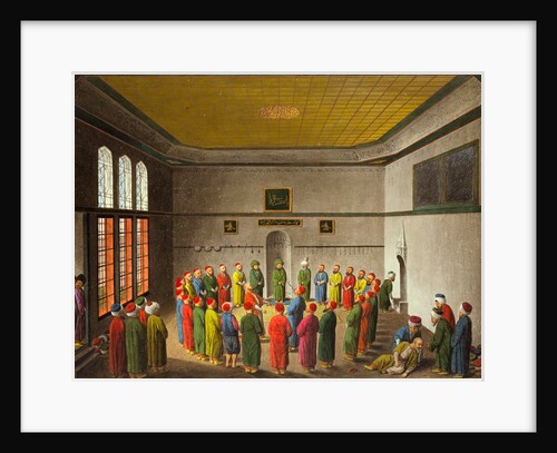 Convent of the Rufai Dervishes. Turkey, early 19th century by Anonymous Greek artist
