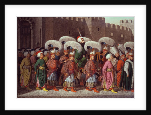 Sultan Mahmud II in Procession, Turkey. Greek School. 1809 by Anonymous Greek artist