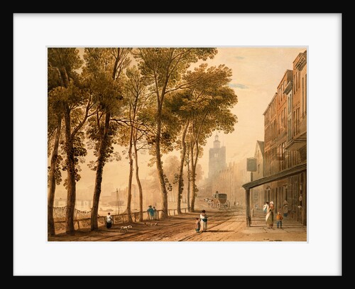 Cheyne Walk, Chelsea by John Varley