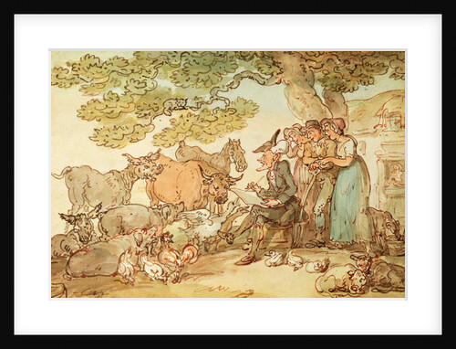 Dr Syntax sketching after nature by Thomas Rowlandson