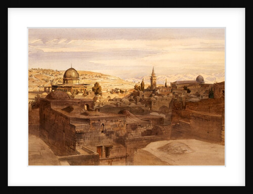Jerusalem, Holy Land by Karl Werner