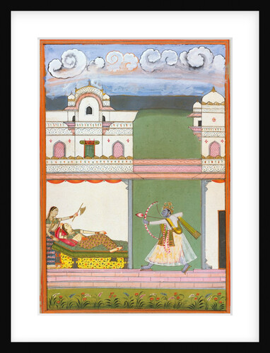 Illustration to The Indian Musical Mode, Vibhasa Ragini. India, mid-18th century by Unknown