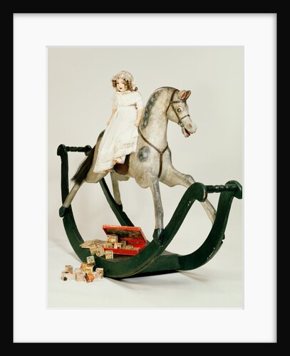 Rocking Horse, Doll, and Picture Blocks. England and Germany, 19th century by Unknown