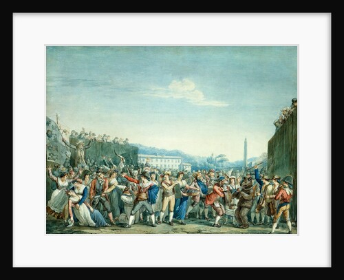 Carnival in Rome by Bartolomeo Pinelli