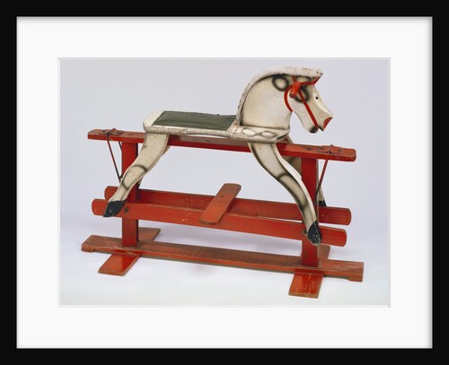 Wooden rocking horse. England, mid-20th century by Unknown