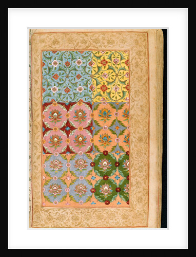 Page from Floral Designs for Textiles by Anonymous