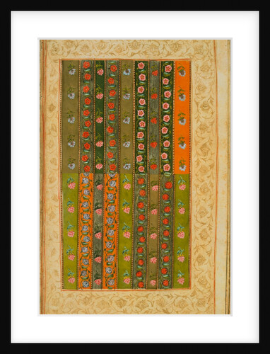 Folio 30 from a set of 95 from a Book of Floral Designs for Textiles. India, late 18th century by Anonymous