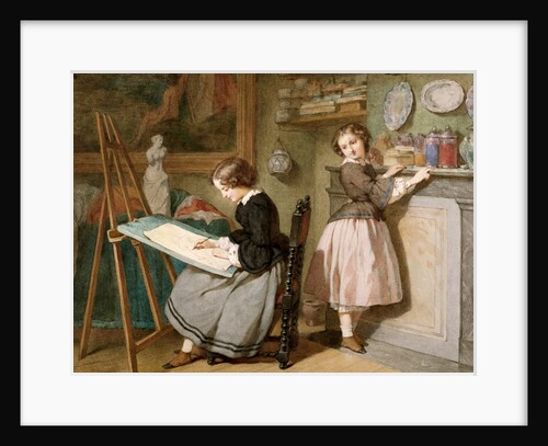 Interior of a Studio by Isidore Patrois