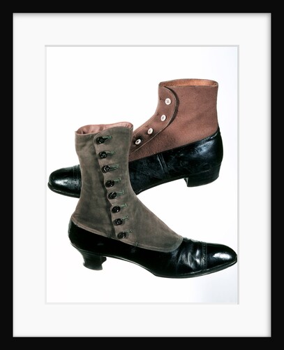 Man and Woman's Boots. Britain, early 20th century by Unknown